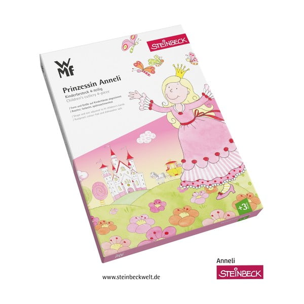 Anneli 4 roostevabast terasest laste söögiriistade komplekt Anneli Anelli - WMF-image-1