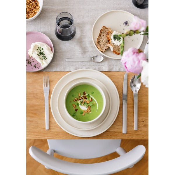 Hõbedane 24-osaline roostevabast terasest söögiriistade komplekt Boldi - FABINI-image-1