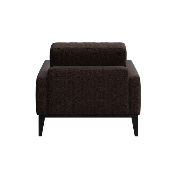 Čokoládově hnědé křeslo MESONICA Musso Tufted-image-3