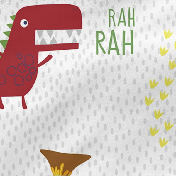 Lapsele mõeldud puuvillane lina, 90 x 200 cm Funnysaurus - Moshi Moshi-image-4