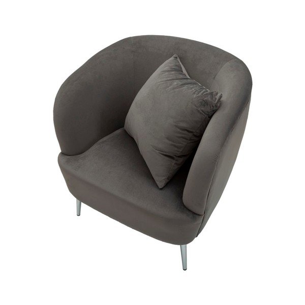 Hall sametist tugitool Silvery - Mauro Ferretti-image-4