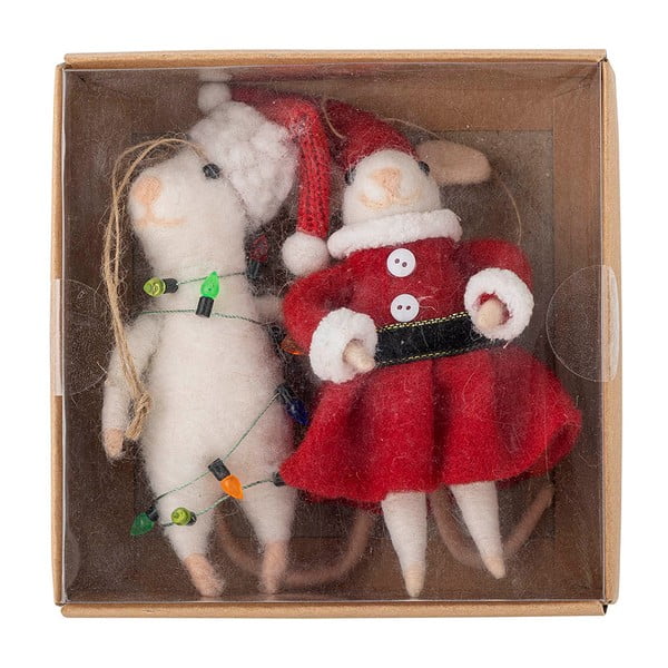 Villased jõuluehted, 2 tk komplektis Peo - Bloomingville-image-2