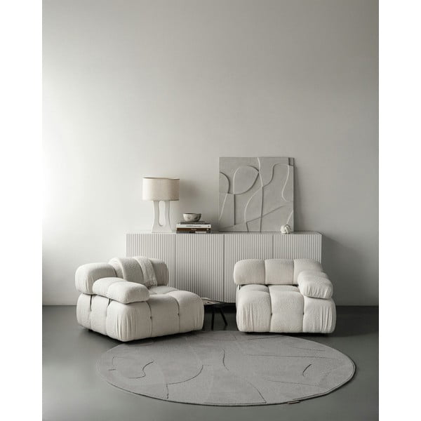 Hall villane ümmargune vaip ø 120 cm Morphic Botanica - Agnella-image-1