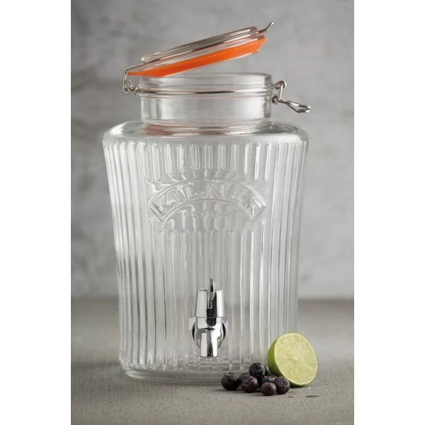 Klaasist joogidosaator kraaniga , 5 l Vintage - Kilner-image-2