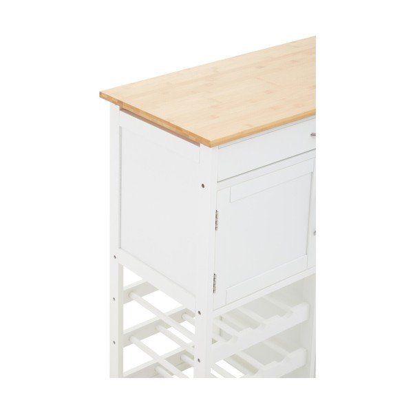 Bambusest serveerimislaud ratastel 37x67 cm Harlow - Premier Housewares-image-4