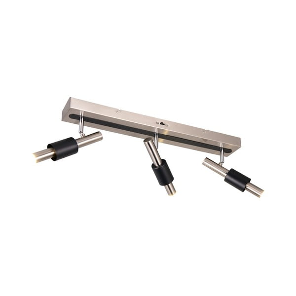 Must/hõbedane LED-kohtvalgusti 20,5x63 cm Ikaris - Trio Select-image-1