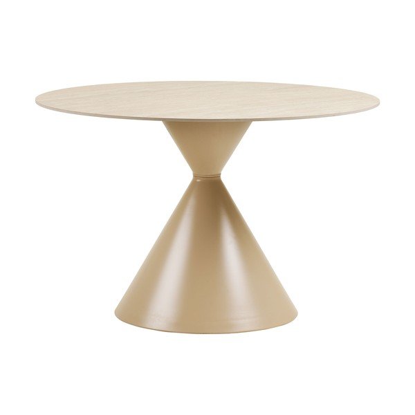 Ümmargune söögilaud keraamilise pealispinnaga, ø 120 cm Annecy - House Nordic