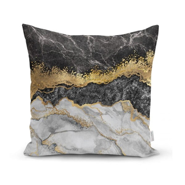 Padjapüür BW Marmor kuldsete joontega, 45 x 45 cm - Minimalist Cushion Covers