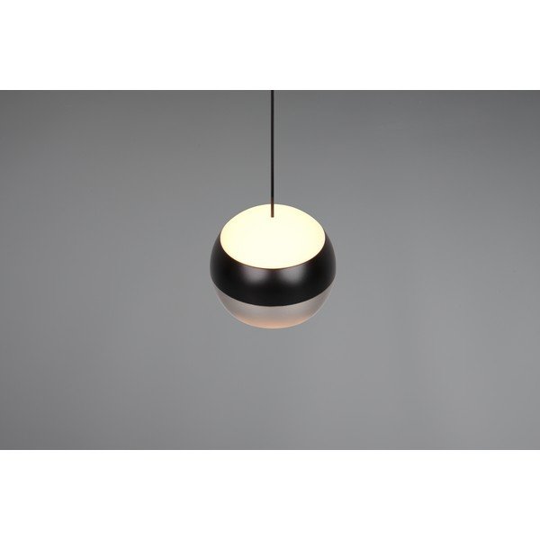 Must/hõbedane LED-rippvalgusti ø 15,5 cm Orbit - Trio Select-image-1