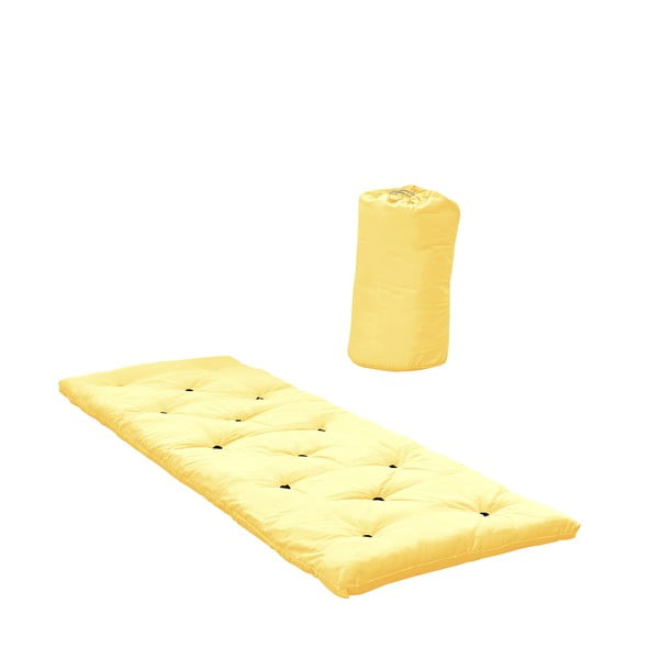 Kollane futonmadrats 70x190 cm Bed in a Bag Yellow - Karup Design