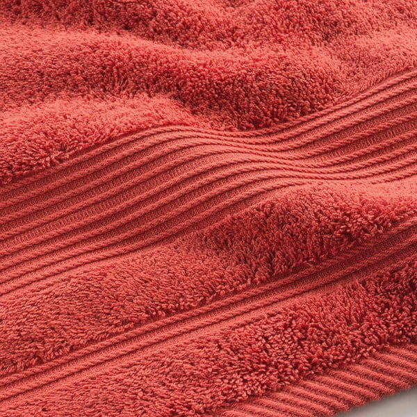 Tellisevärvi puuvillane froteerätik 70x130 cm Tendresse - douceur d'intérieur-image-2