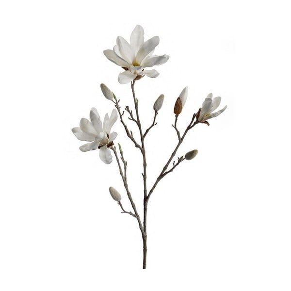 Umělá květina Magnólie, bílá