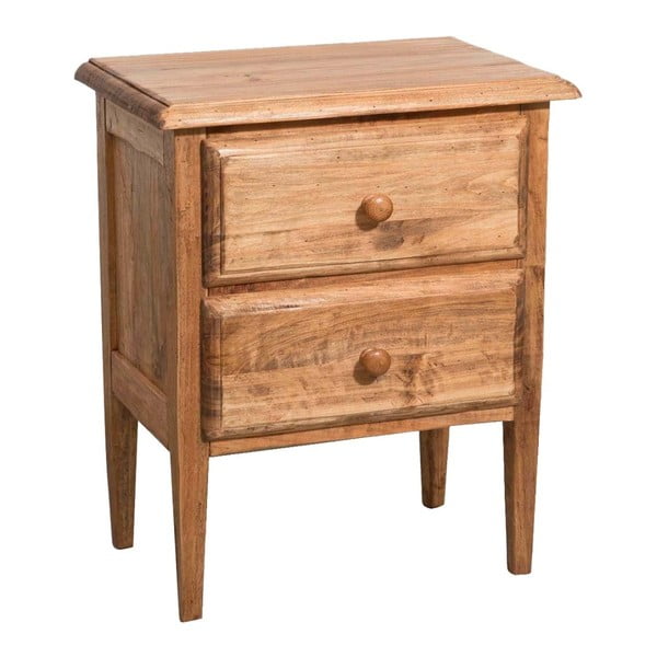 Dřevěný příruční stolek se šuplíky Biscottini Holi
