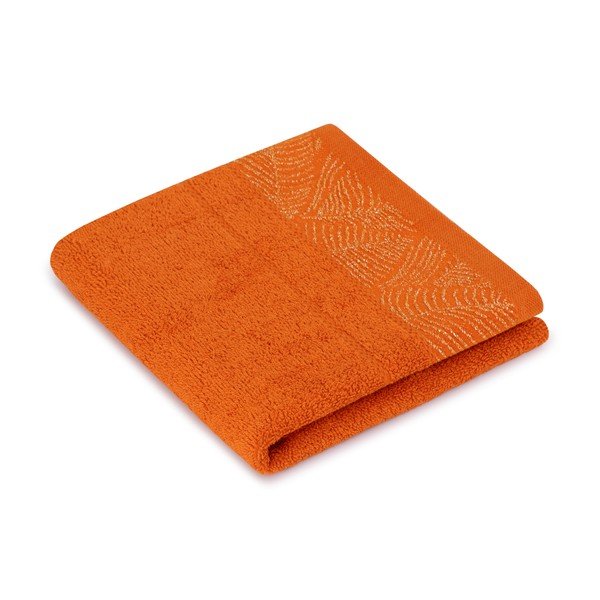 Oranžid/beežid froteest puuvillased käterätid ja saunalinad komplektis 6 tk Bellis – Restilo-image-3