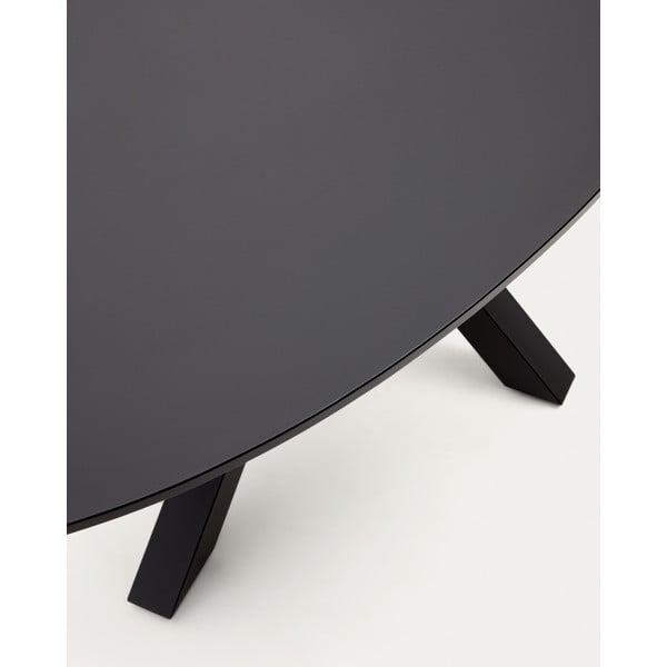 Söögilaud klaasist pealispinnaga 100x200 cm Argo - Kave Home-image-4