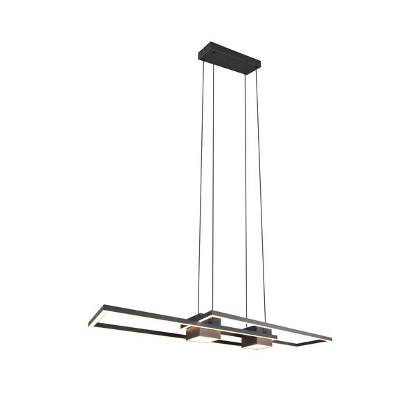 Matt must LED dimmerdatav rippvalgusti koos puldiga Albany - Trio-image-3