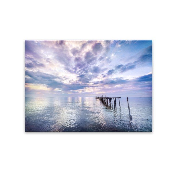 Obraz Styler Glas Summer Blue, 80 x 120 cm