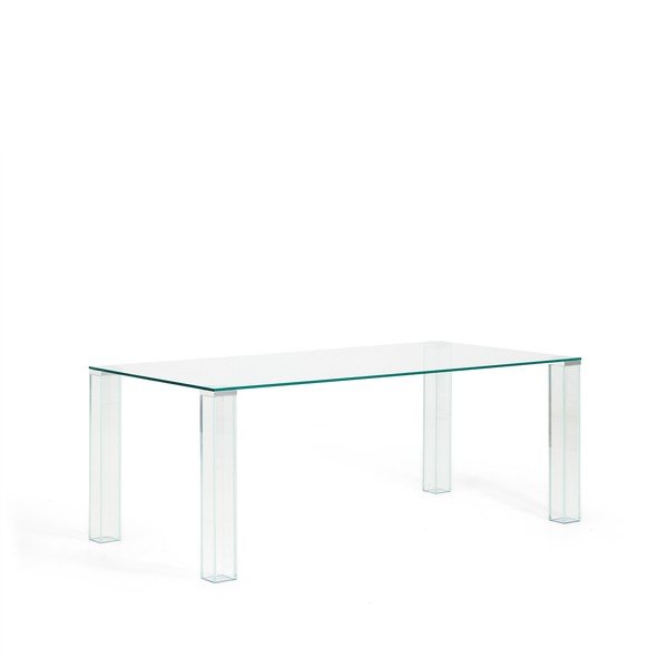 Klaasist söögilaud 100x200 cm Adularia - Kave Home