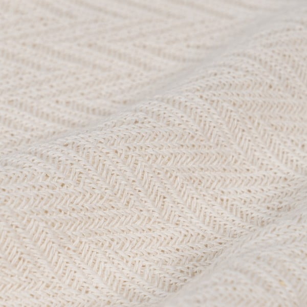 Kreem taaskasutatud puuvillast voodikate 180x260 cm Spike - Ixia-image-2