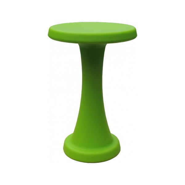 Zelená stolička OneLeg, 40cm