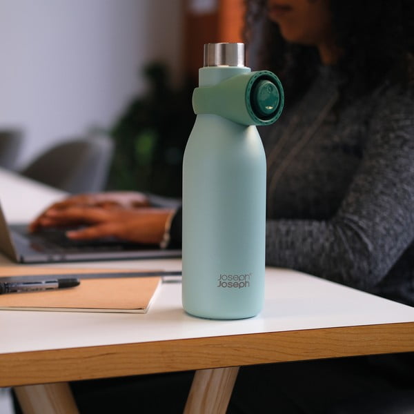 Mündivärvi roostevabast terasest reisipudel 500 ml Loop - Joseph Joseph-image-1