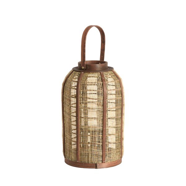 Puidust/kangast latern (kõrgus 34,5 cm) Serein - Light & Living