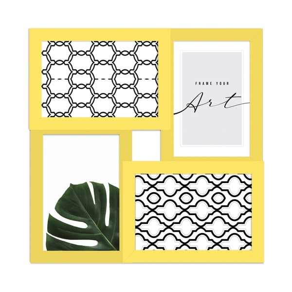 Kollane pildiraam 27x27 cm – knor