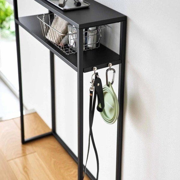 Must metallist konsoollaud 18x60 cm Tower - YAMAZAKI-image-4