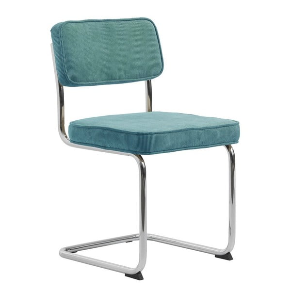 Türkiissinine velvetist söögitool Rupert – Unique Furniture