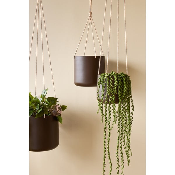 Metallist rippuvad lillepoti katted 3tk komplektis ø 25 cm Bloom – Hübsch-image-1