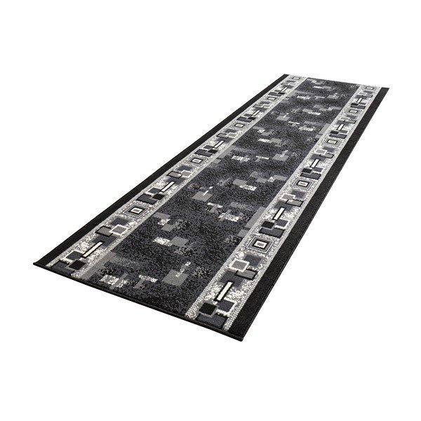 Šedý běhoun Hanse Home Retro, 80 x 450 cm-image-3
