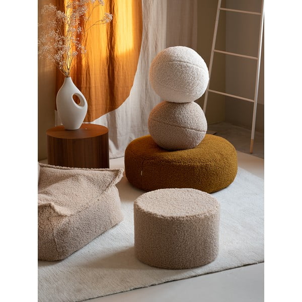 Pruun bukleekangast laste kott-tool Round - Wigiwama-image-4