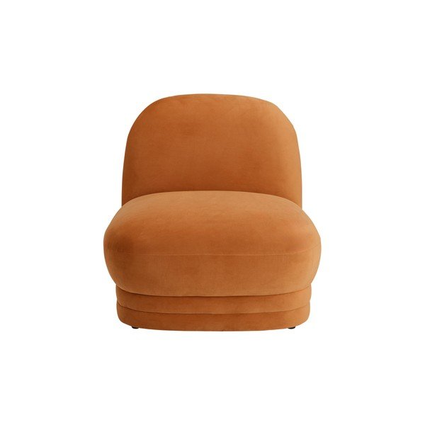 Oranž sametist tugitool Cocos - Ellos Home-image-2