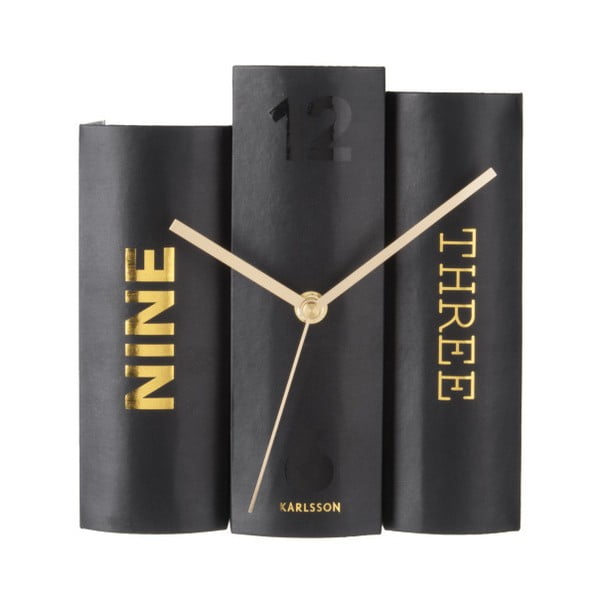 Must raamatute kujuline lauakell Book - Karlsson-image-2