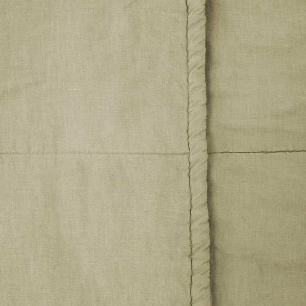 Laste roheline linane tekk Naturel, 100 x 140 cm. - Linen Tales-image-1