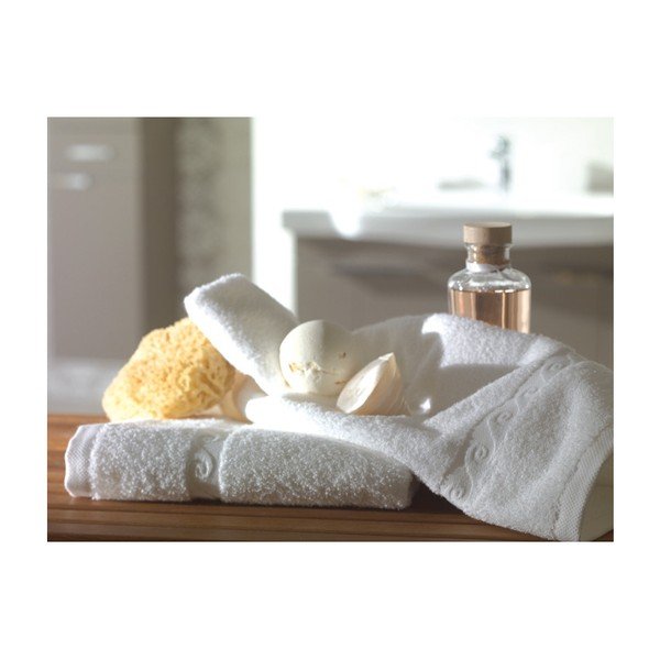 Ručník Wave 50x30, bílý-image-3