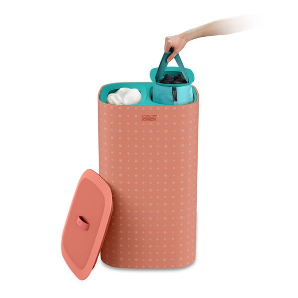 Roosa riidest pesukorv 60 l Tota Pop - Joseph Joseph-image-3