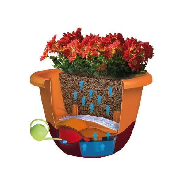 Valge isekastuv rippkann Mareta, pikkus 25 cm - Plastia-image-2