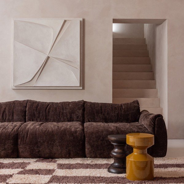 Ümmargune mangopuidust abilaud ø 30 cm Jonah - WOOOD-image-1