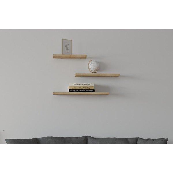 Police v dekoru dubu v sadě 3 ks Leila - Kalune Design-image-4