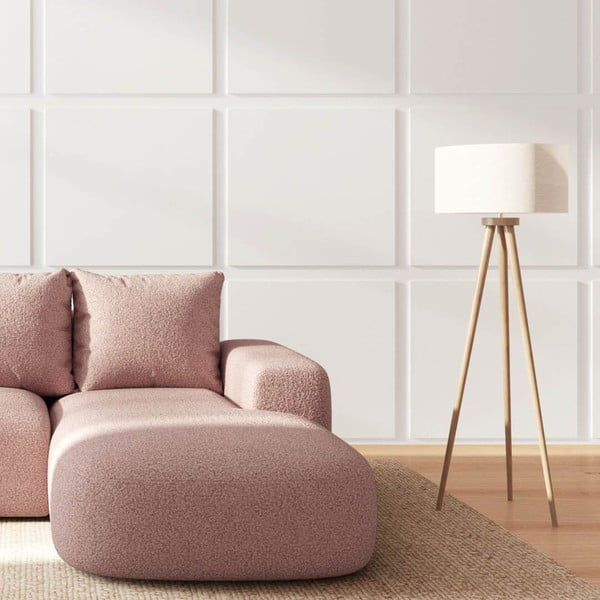 Roosa bukleekangast nurgadiivan (parem nurk) Monce - Rodier-image-3