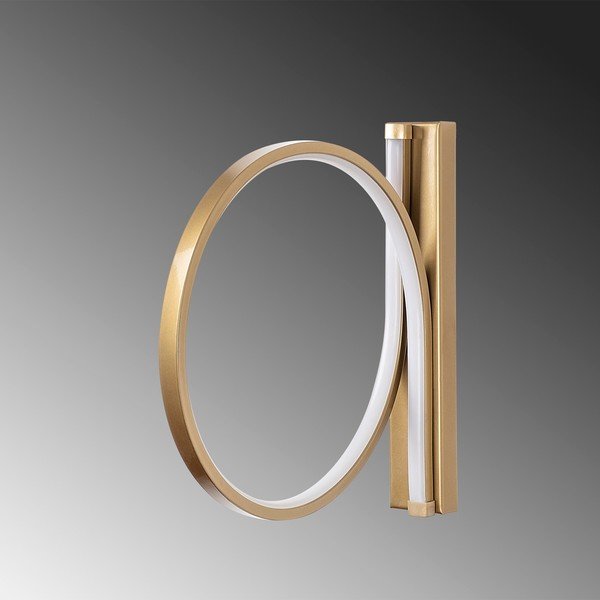 Kuldne LED seinavalgusti ø 30 cm Halka - Opviq lights-image-4