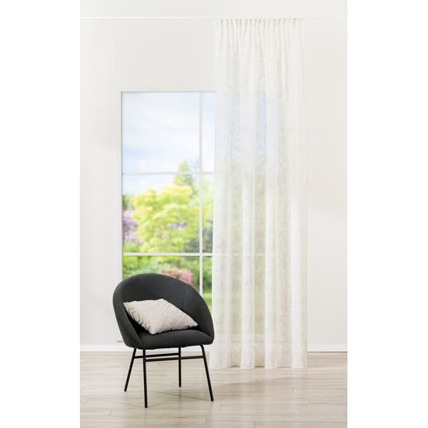 Beež kardin 140x260 cm Baroque - Mendola Fabrics-image-1