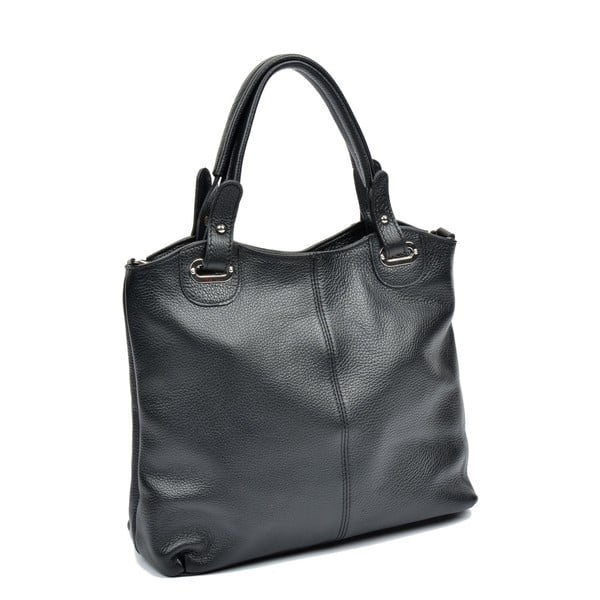 Kožená kabelka Luisa Vannini Elegant Nero-image-2