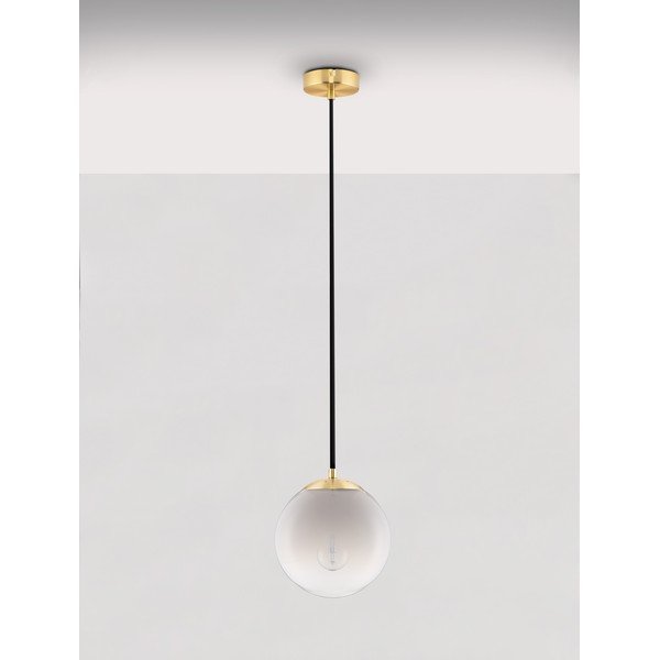 Valge/kuldne klaasist ripplamp ø 20 cm Vita - Nova Luce-image-4