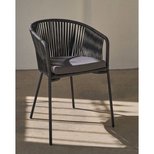 Must teraskonstruktsiooniga aiatool Yanet - Kave Home-image-1