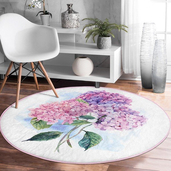 Pestav ümmargune vaip, sobitub robottolmuimejaga ø 100 cm Comfort - Mila Home-image-1