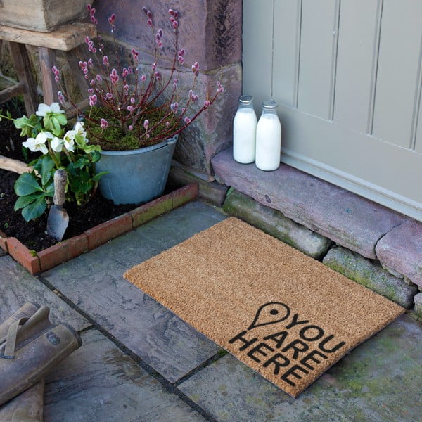 Kookoskiududest matt 40x60cm You Are Here - Artsy Doormats-image-3