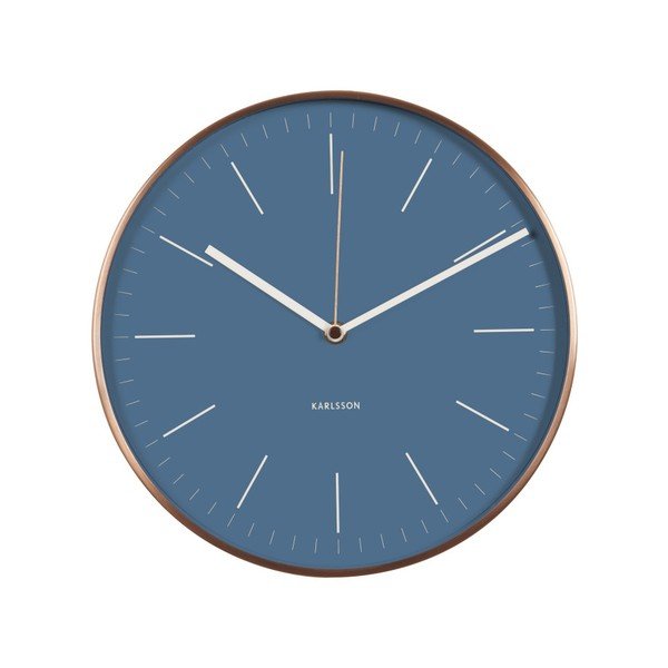 Modré hodiny Present Time Minimal Jeans-image-1