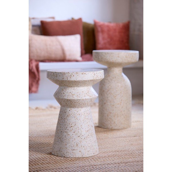 Terrazzo ümmargune abilaud ø 32 cm Sella - Light & Living-image-2